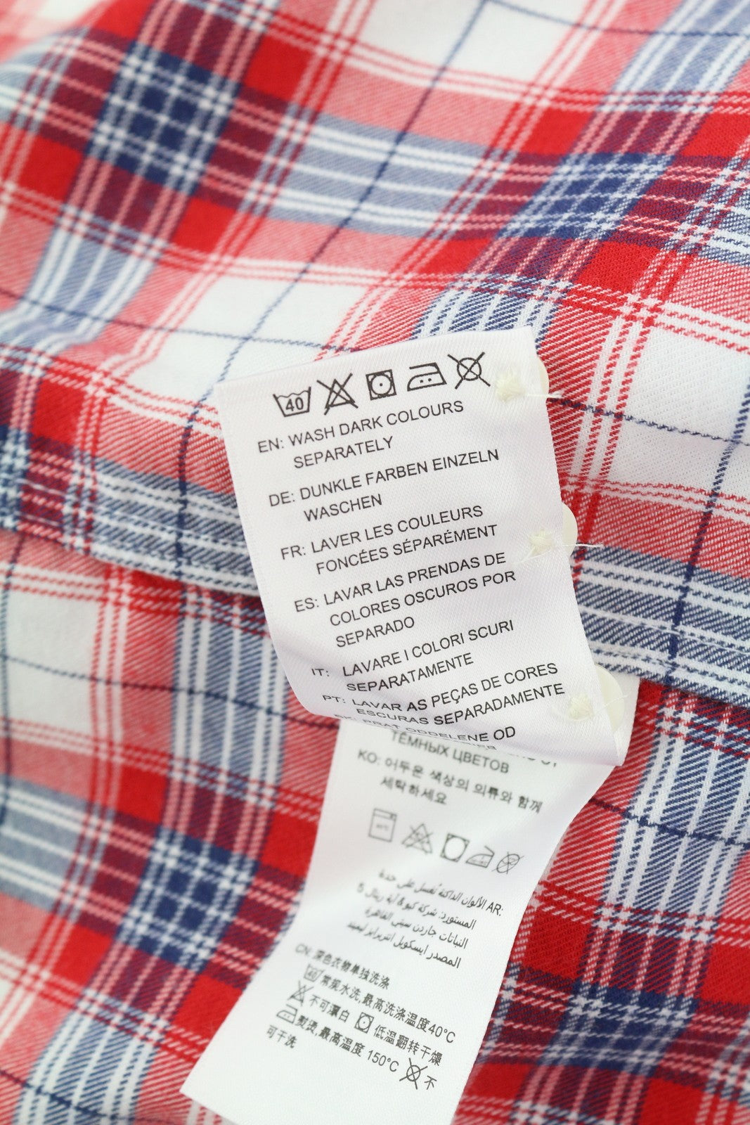 GANT Flannel Check Relaxed Women Shirt EU34 Colourful Casual Button-Down