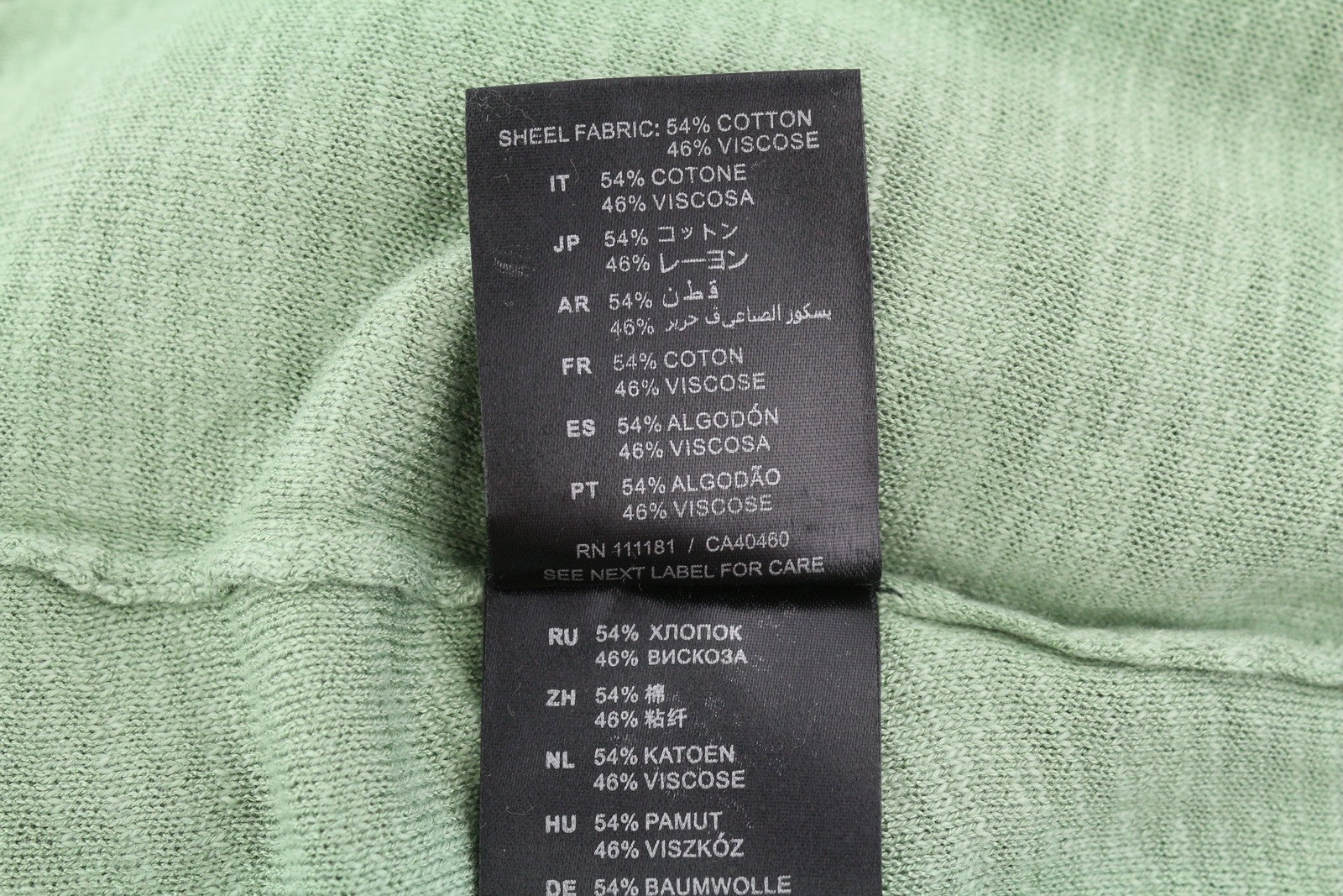 ANTONY MORATO Men Jumper L Green Knit Crew Neck Patch Pocket Logo Pullover