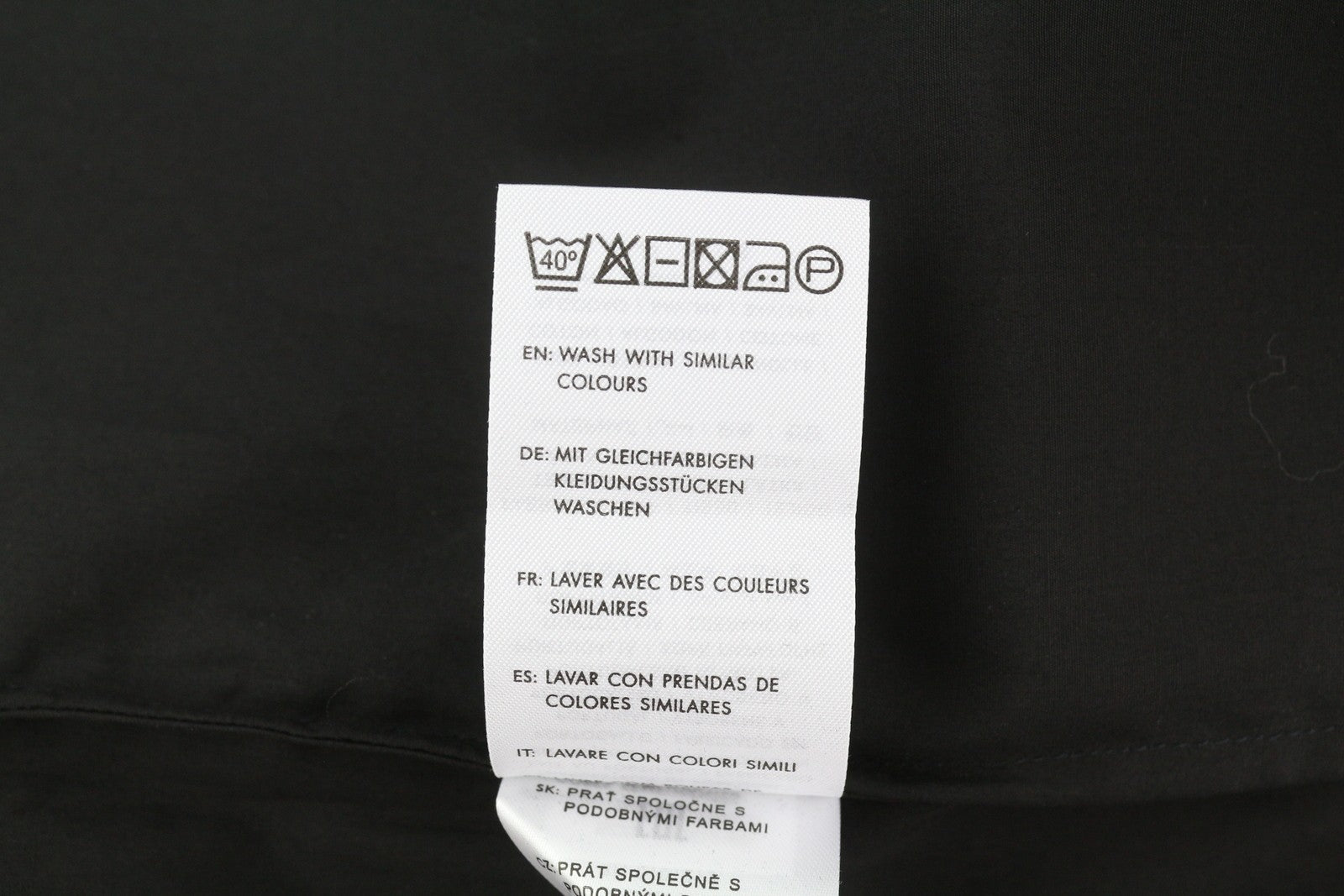 GANT Tux Pleated Relaxed Women Shirt EU32 Black Band Neck Button-Up Long Sleeve