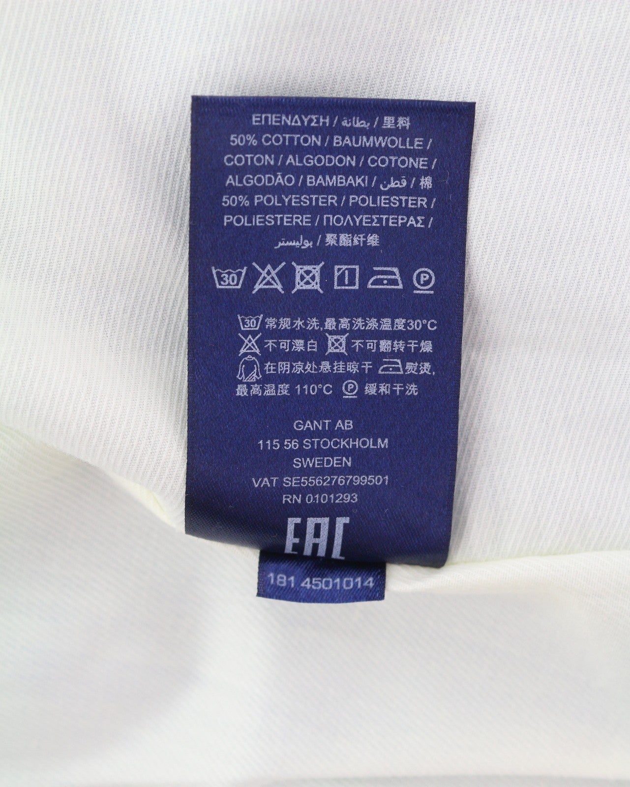 GANT Linen Women Dress EU42 Blue Sleeveless Flared Lined Crew Neck Knee-Length