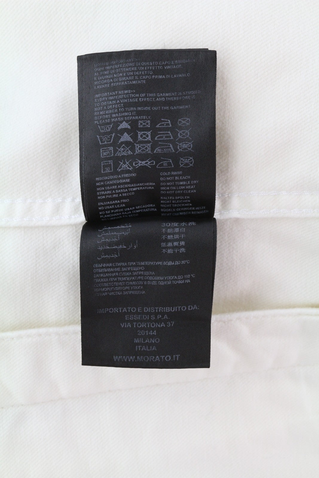 ANTONY MORATO Men Jacket XL White Denim Trucker Button-Up Unlined Unisex