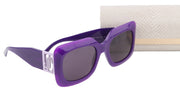 JIMMY CHOO Gaya/S Women Sunglasses OS Purple Square Tinted Frame Casual RRP359