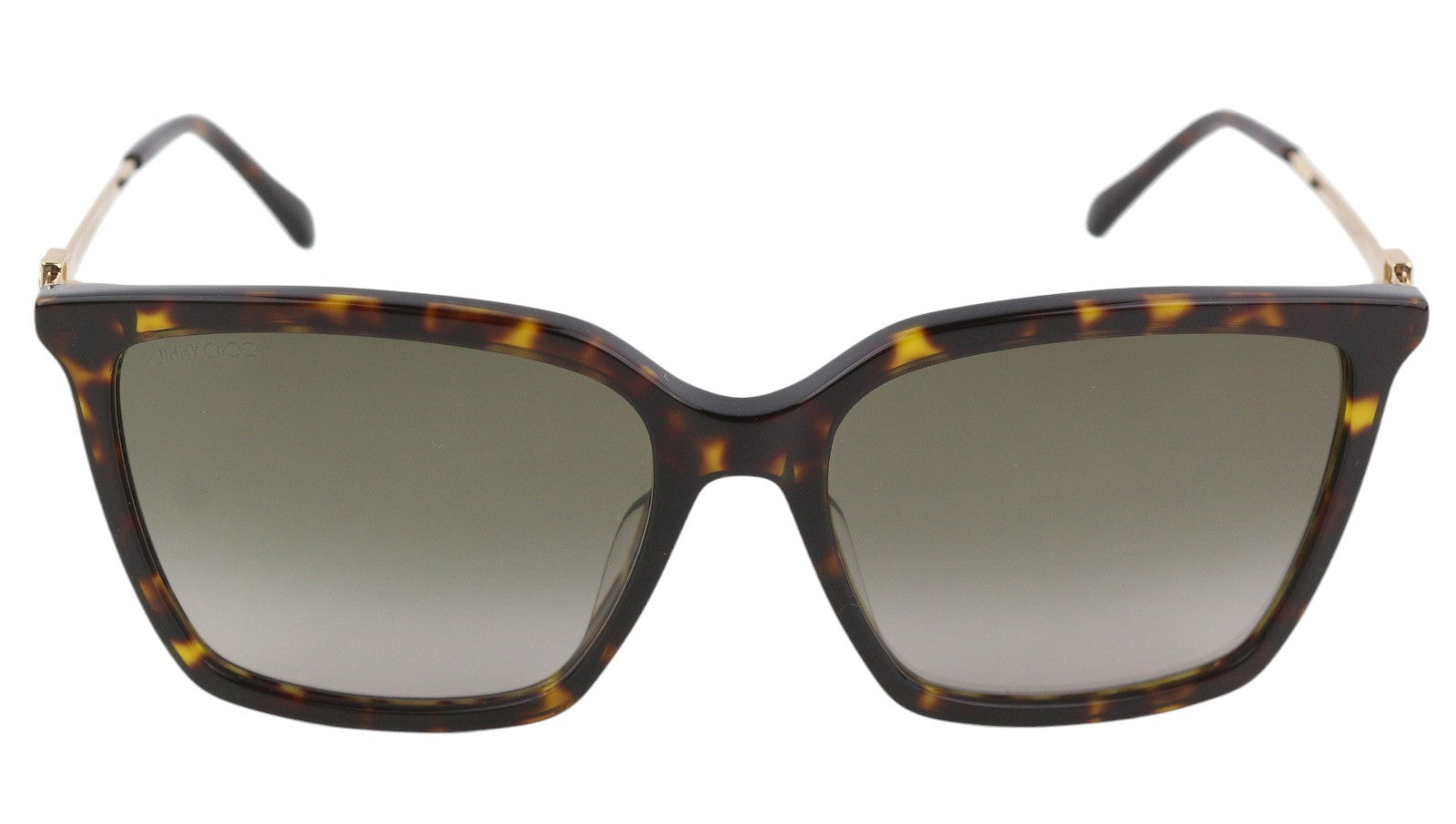 JIMMY CHOO Totta/G/S Women Sunglasses OS Brown Animal Print Square RRP329