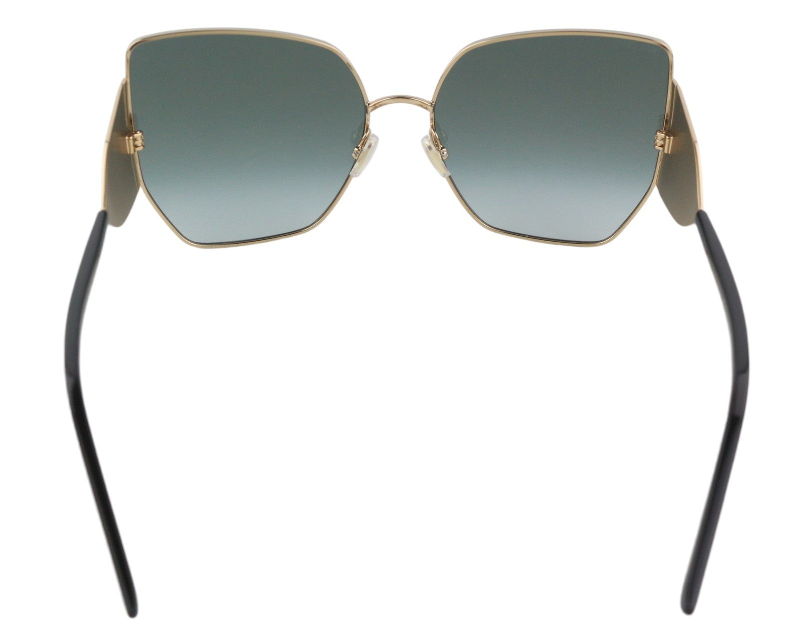 JIMMY CHOO River/S Women Sunglasses OS Gold Tone Shiny Butterfly Tint RRP385