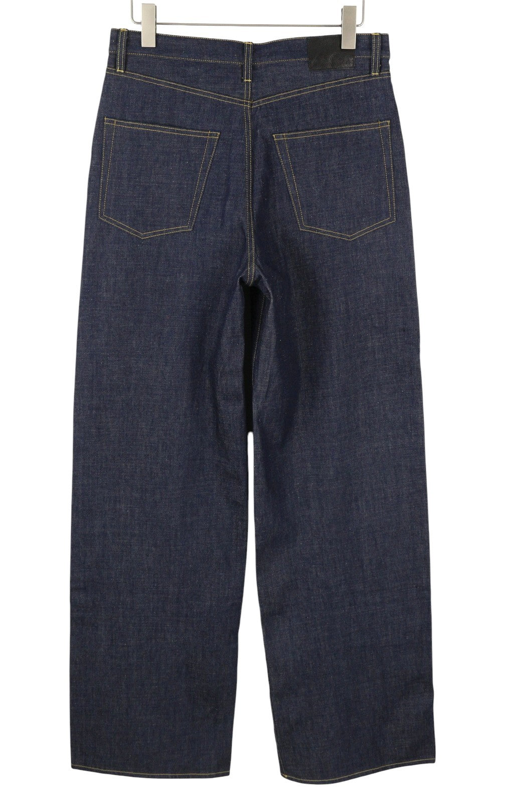 R13 Lisa Baggy Women Jeans 27 Bain Blue Rigid Zipper Denim Long