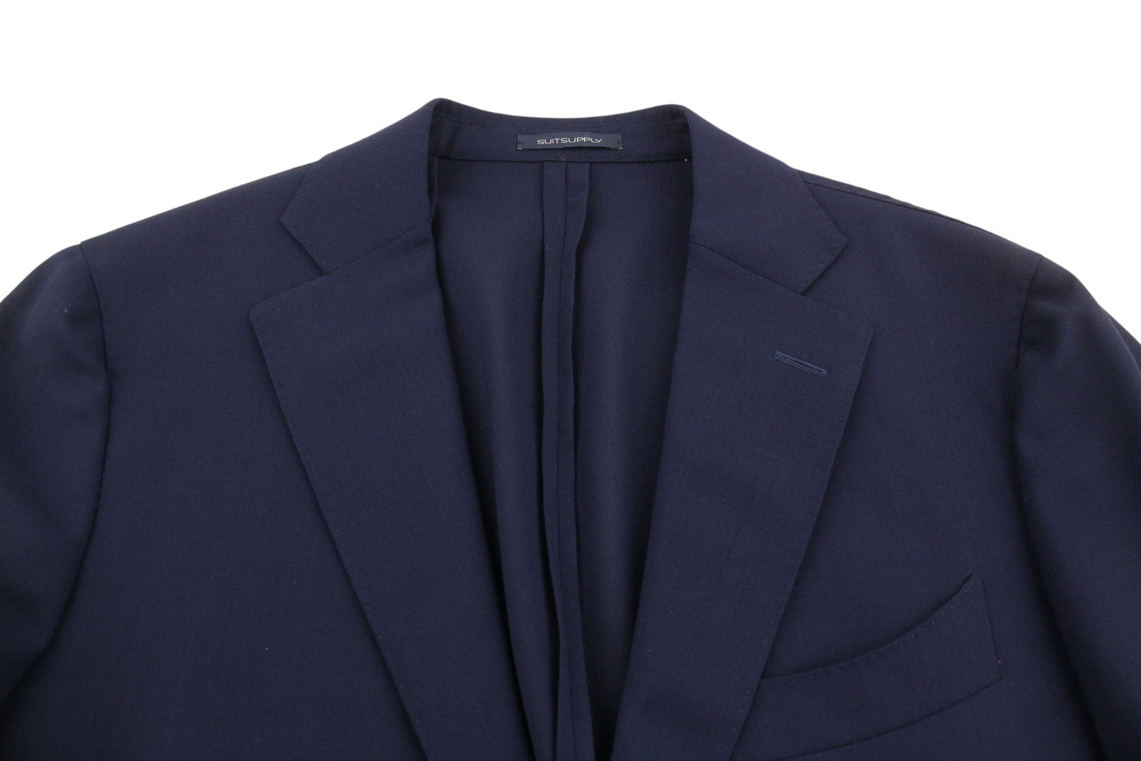 SUITSUPPLY La Spalla Soho Men Suit UK44R / W36 Blue Wool Notch Lapel 2 Piece