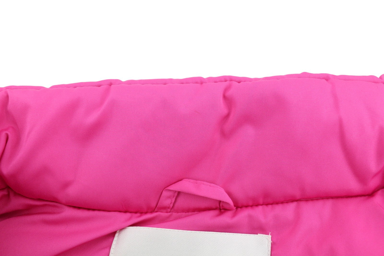 YAS Roberta Padded Women Waistcoat S Pink Quilted High Neck Full Zip Vest