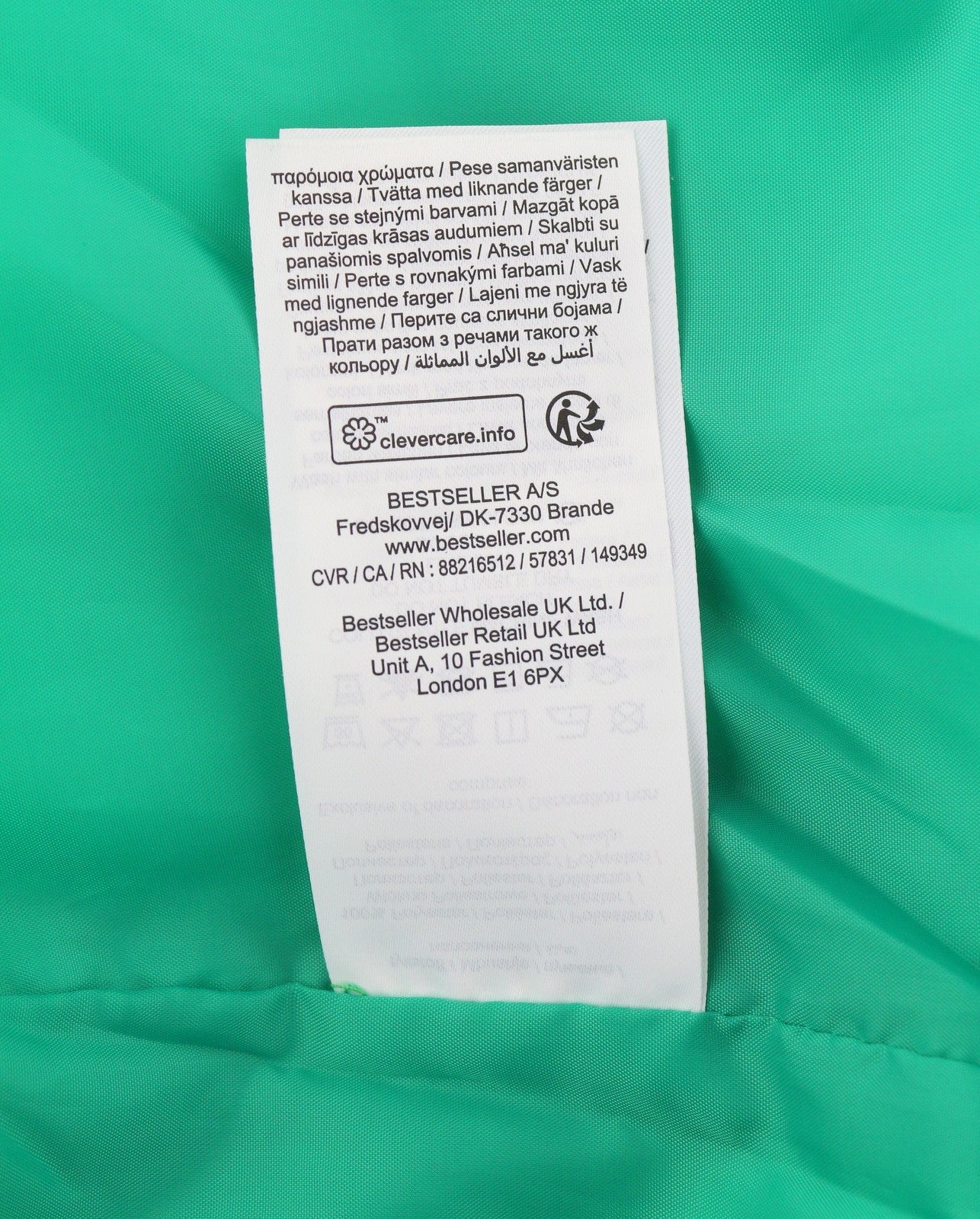 PIECES Louie Short Puffer Women Jacket L Green Drawstring Waist Padded Hooded