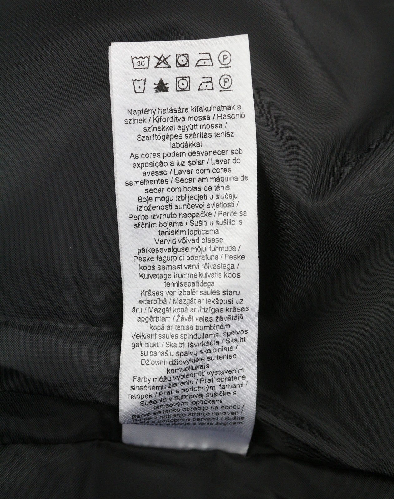 CREAM Soile Women Jacket M Black Drawstring Waist Padded Quilted Oversize RRP169