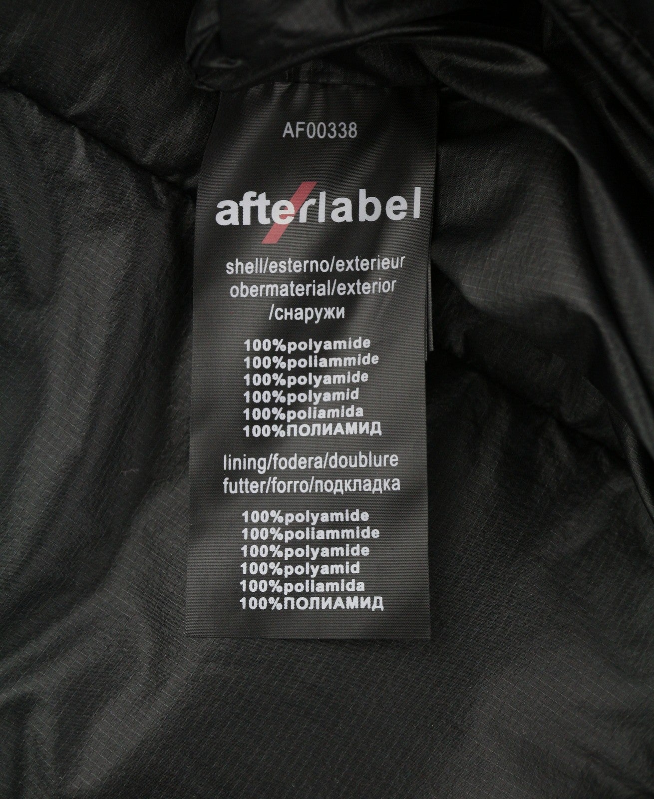 AFTER LABEL Ruby Women Jacket S Black Down Filled Quilted Hooded Puffer RRP540