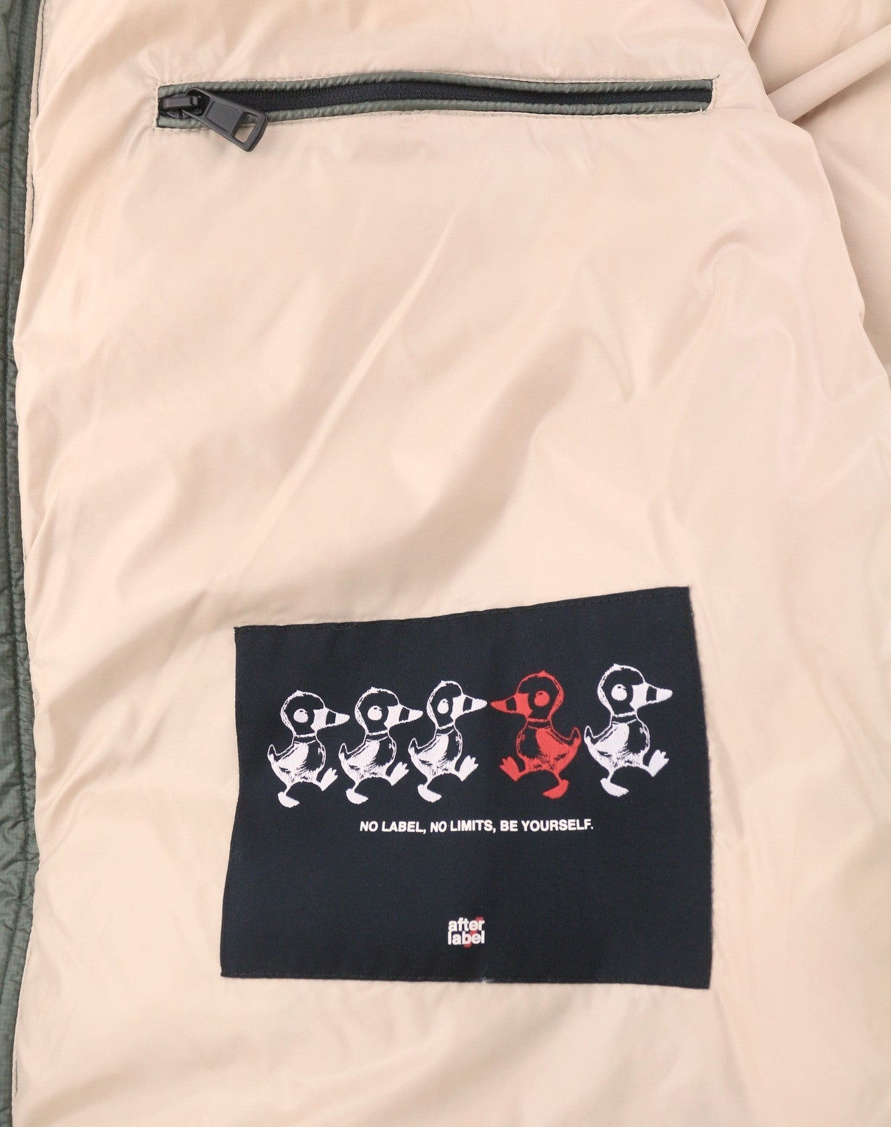 AFTER LABEL Verbier Men Jacket L Green Down Filled Hydrocity Climaheat RRP560