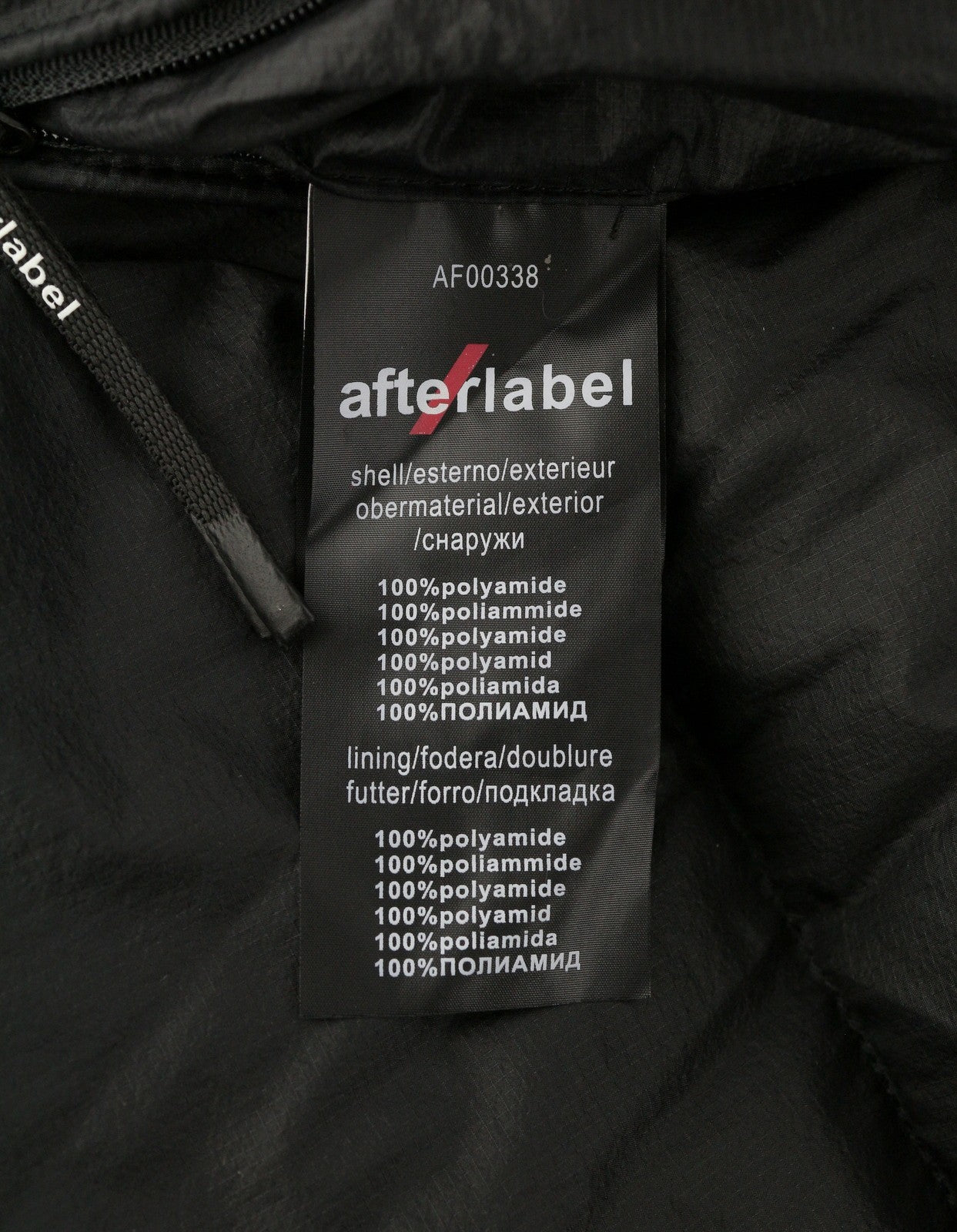 AFTER LABEL Yukon Women Jacket M Black Down Filled Quilted Hooded Puffer RRP540