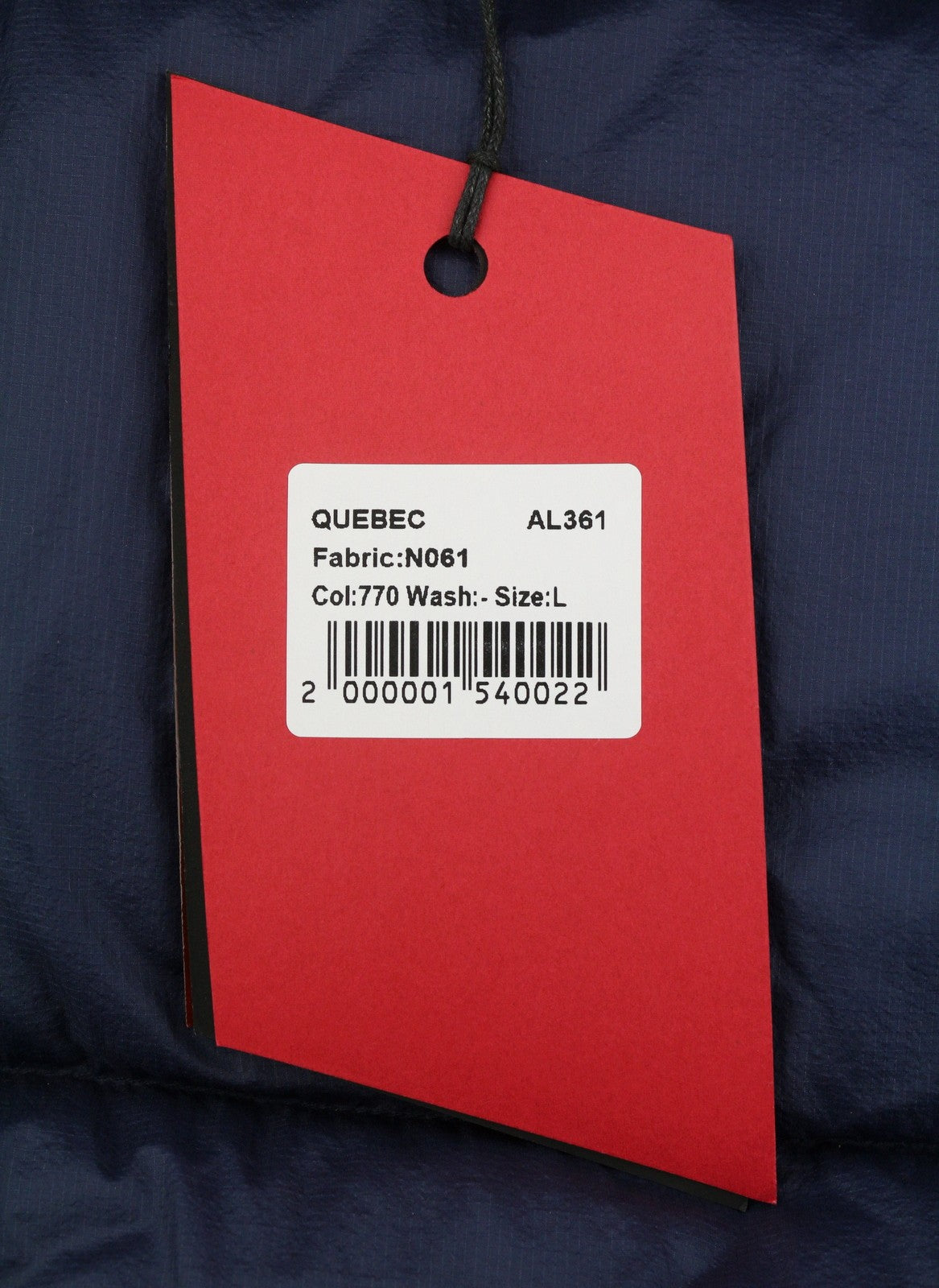 AFTER LABEL Quebec Men Jacket L Blue Down Filled Quilted Hooded Puffer RRP500