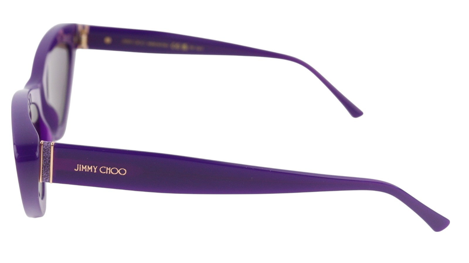 JIMMY CHOO Addy/S Women Sunglasses OS Purple Frame Cat-Eye Tinted Lens RRP315