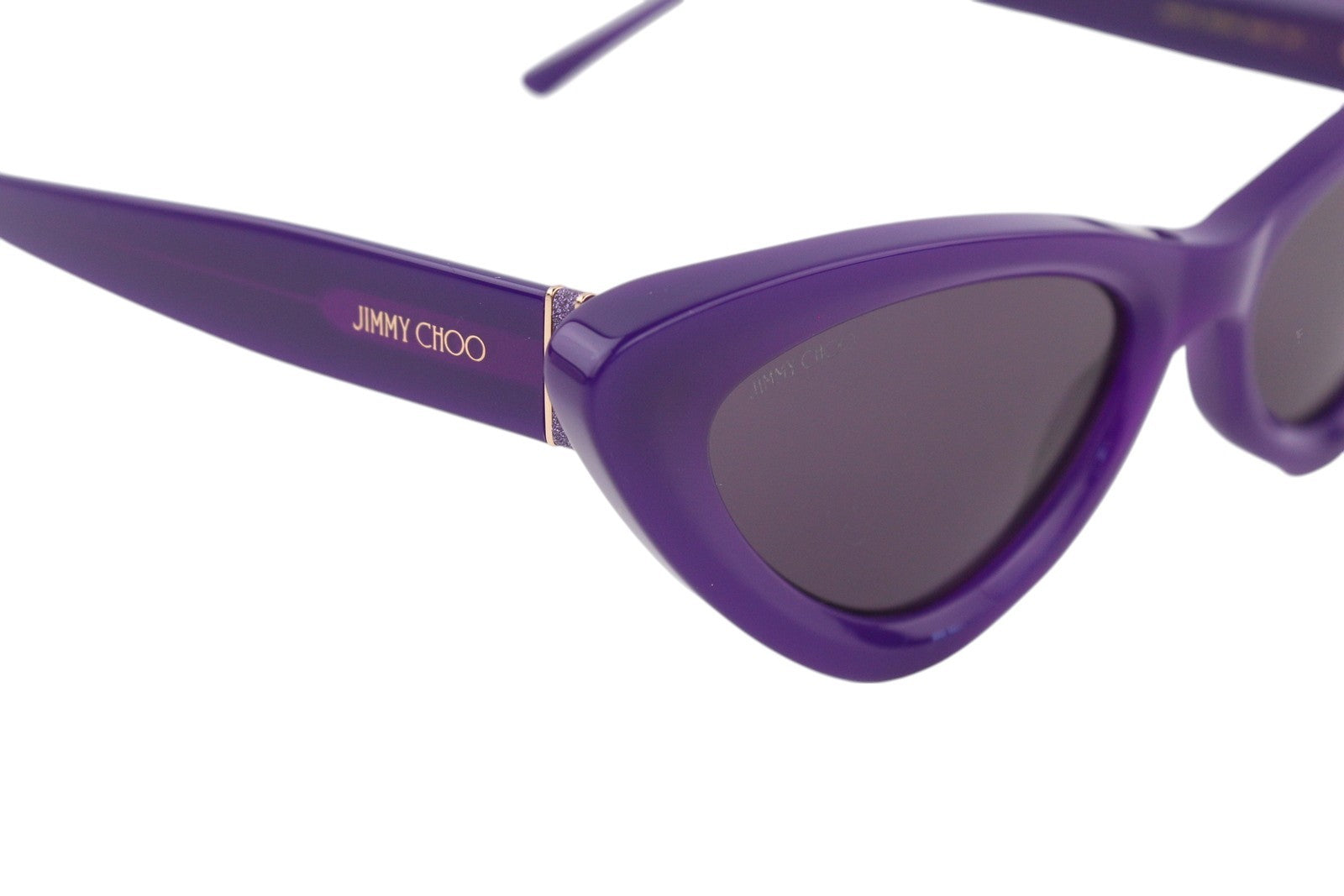 JIMMY CHOO Addy/S Women Sunglasses OS Purple Frame Cat-Eye Tinted Lens RRP315