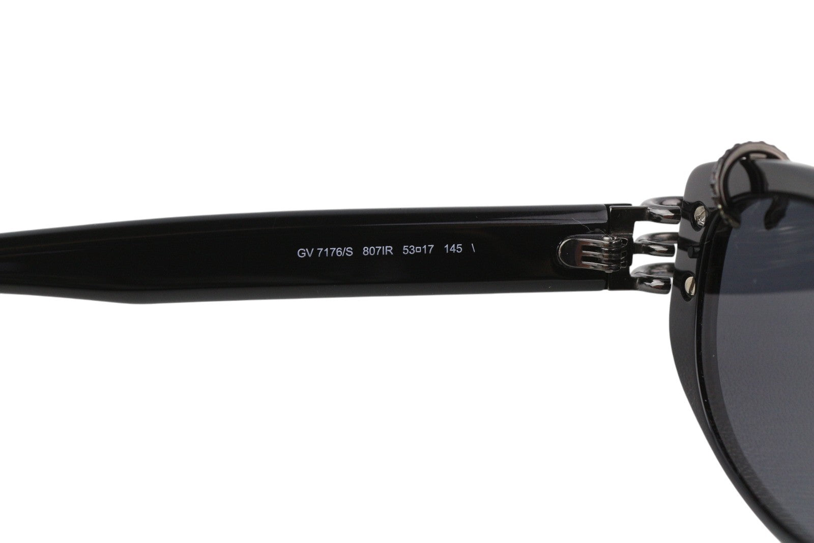 GIVENCHY GV 7176/S Women Sunglasses OS Black Tinted Cat-Eye Casual RRP255