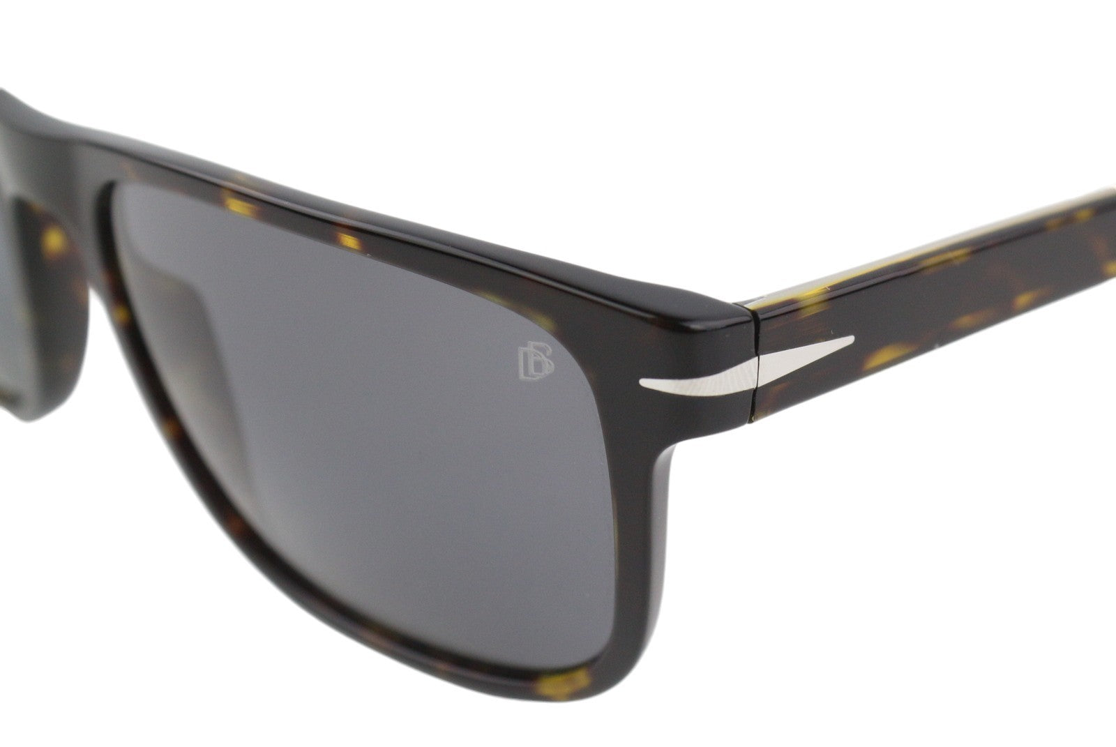 DAVID BECKHAM DB1060/S Women Sunglasses OS Brown Animal Square Frame RRP169