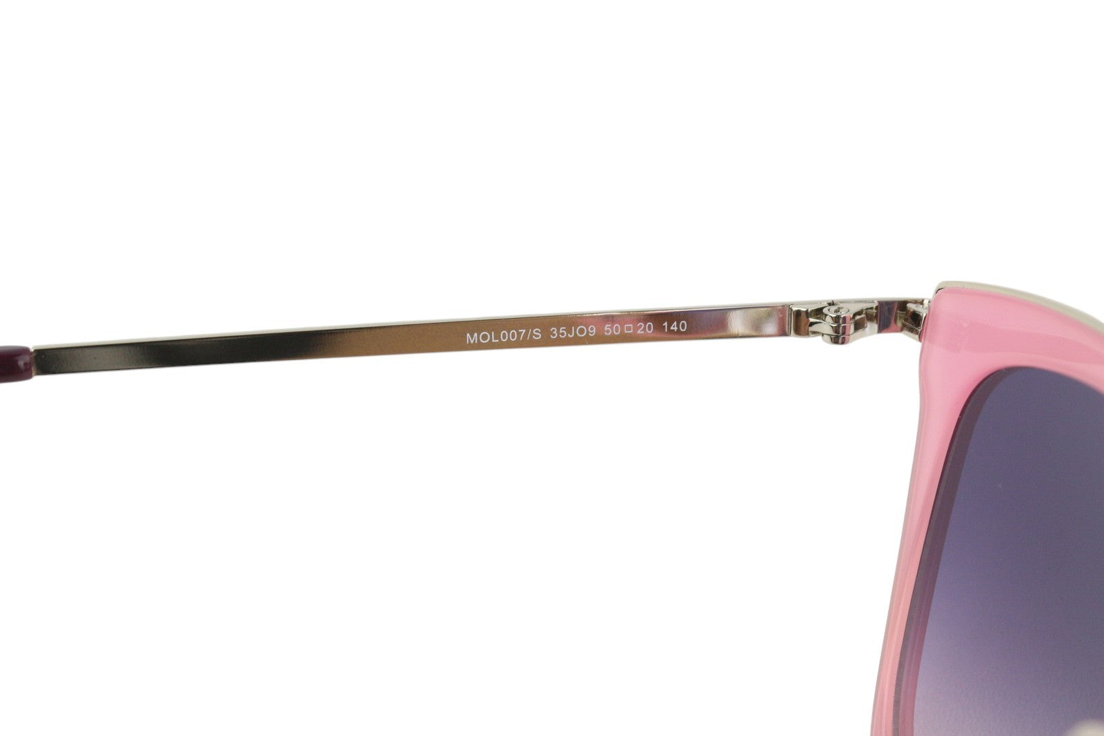 LOVE MOSCHINO MOL007/S Women Sunglasses OS Gold Tone Pink Square Frame RRP165