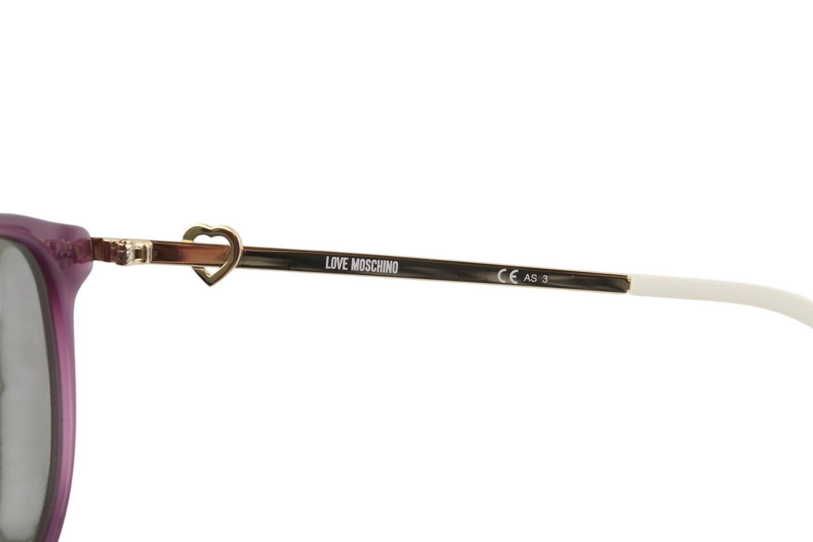 LOVE MOSCHINO MOL008/S Women Sunglasses OS Gold Tone Square Tinted Frame Casual