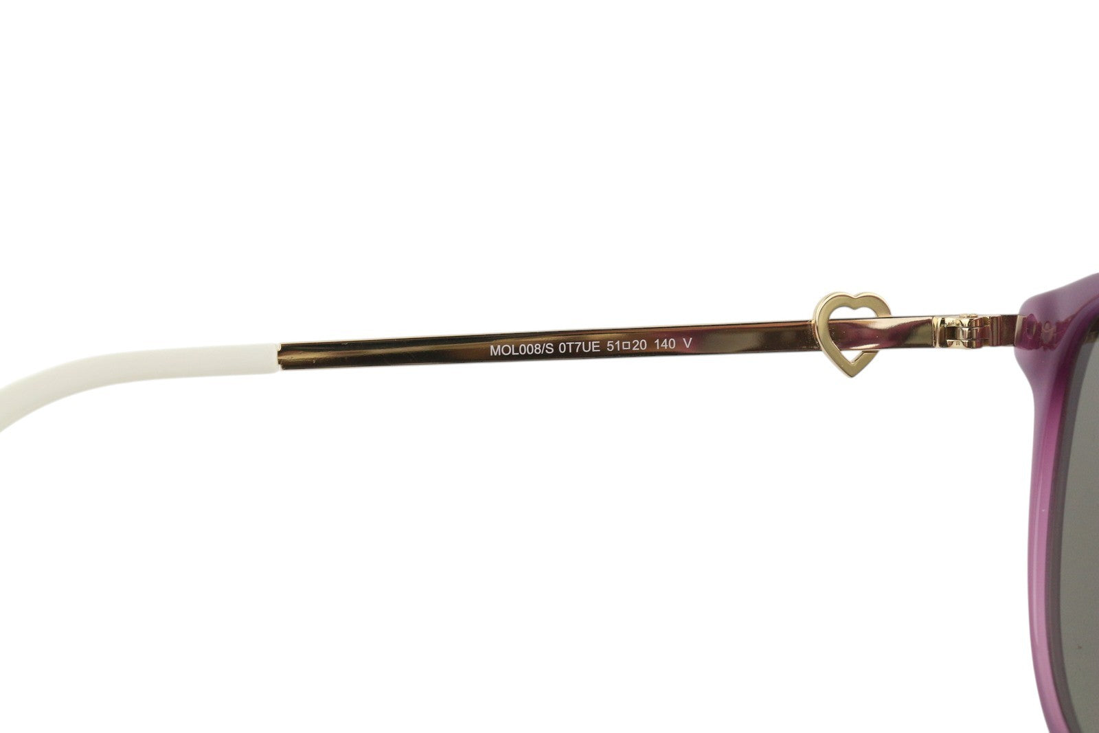 LOVE MOSCHINO MOL008/S Women Sunglasses OS Gold Tone Square Tinted Frame Casual