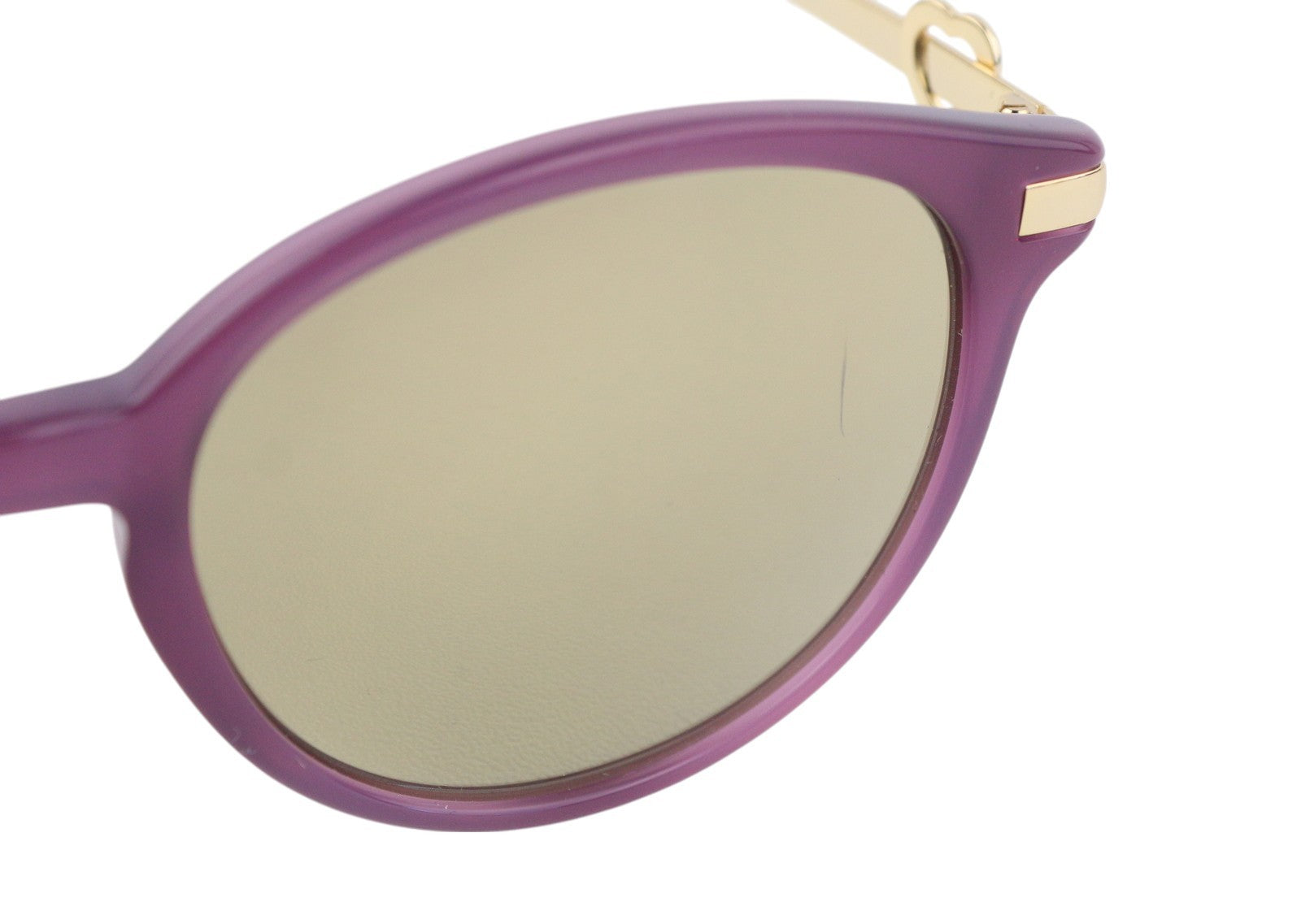 LOVE MOSCHINO MOL008/S Women Sunglasses OS Gold Tone Square Tinted Frame Casual