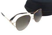 GIVENCHY GV 7005/S Women Sunglasses OS Gold Tone Pilot Tinted Frame RRP189