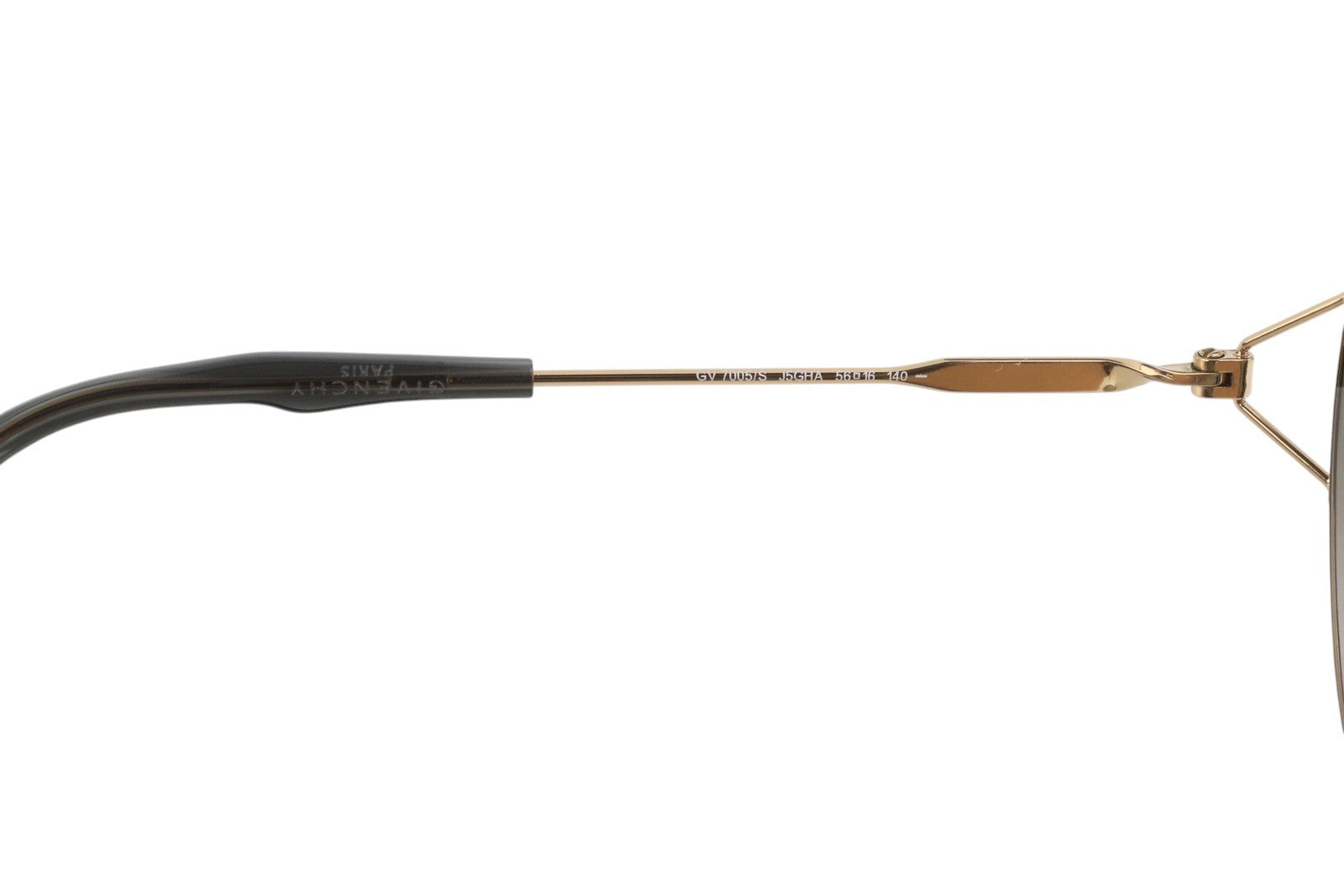 GIVENCHY GV 7005/S Women Sunglasses OS Gold Tone Pilot Tinted Frame RRP189