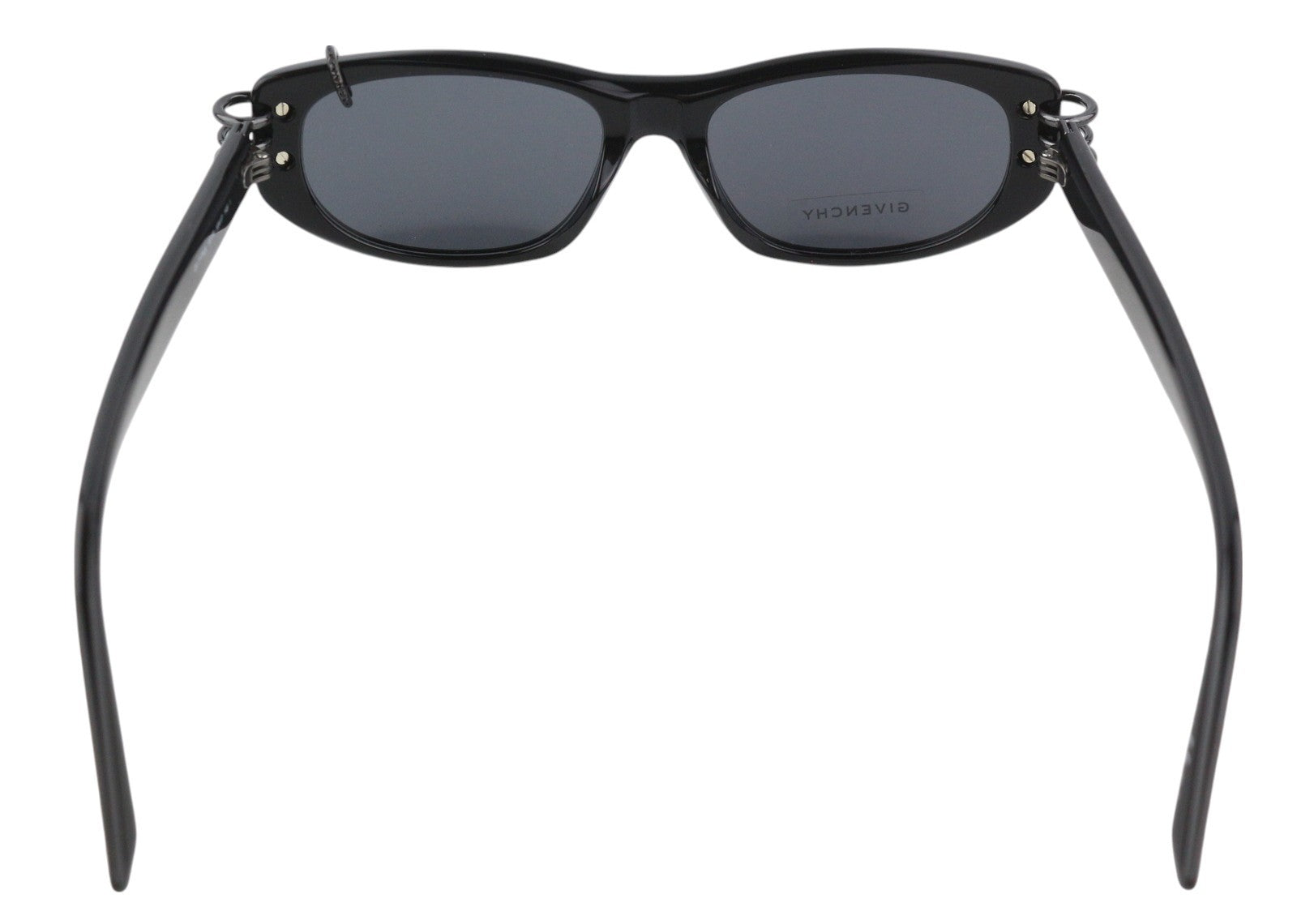 GIVENCHY GV 7176/S Women Sunglasses OS Black Cat-Eye Logo Tinted Frame RRP255