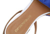Blue Other Fabric Sandals