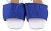 Blue Other Fabric Sandals