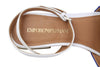 Blue Other Fabric Sandals
