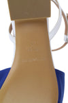 Blue Other Fabric Sandals