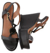 Black Leather Sandals