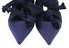 Blue Other Fabric Flats