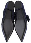 Blue Other Fabric Flats