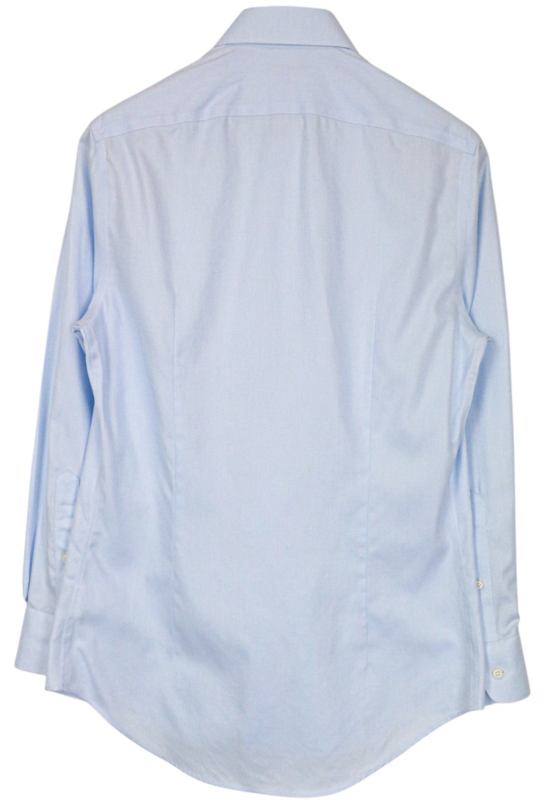 SUITSUPPLY Traveller Men's Shirt 37/14 1/2 Extra Slim Blue Cotton Twill