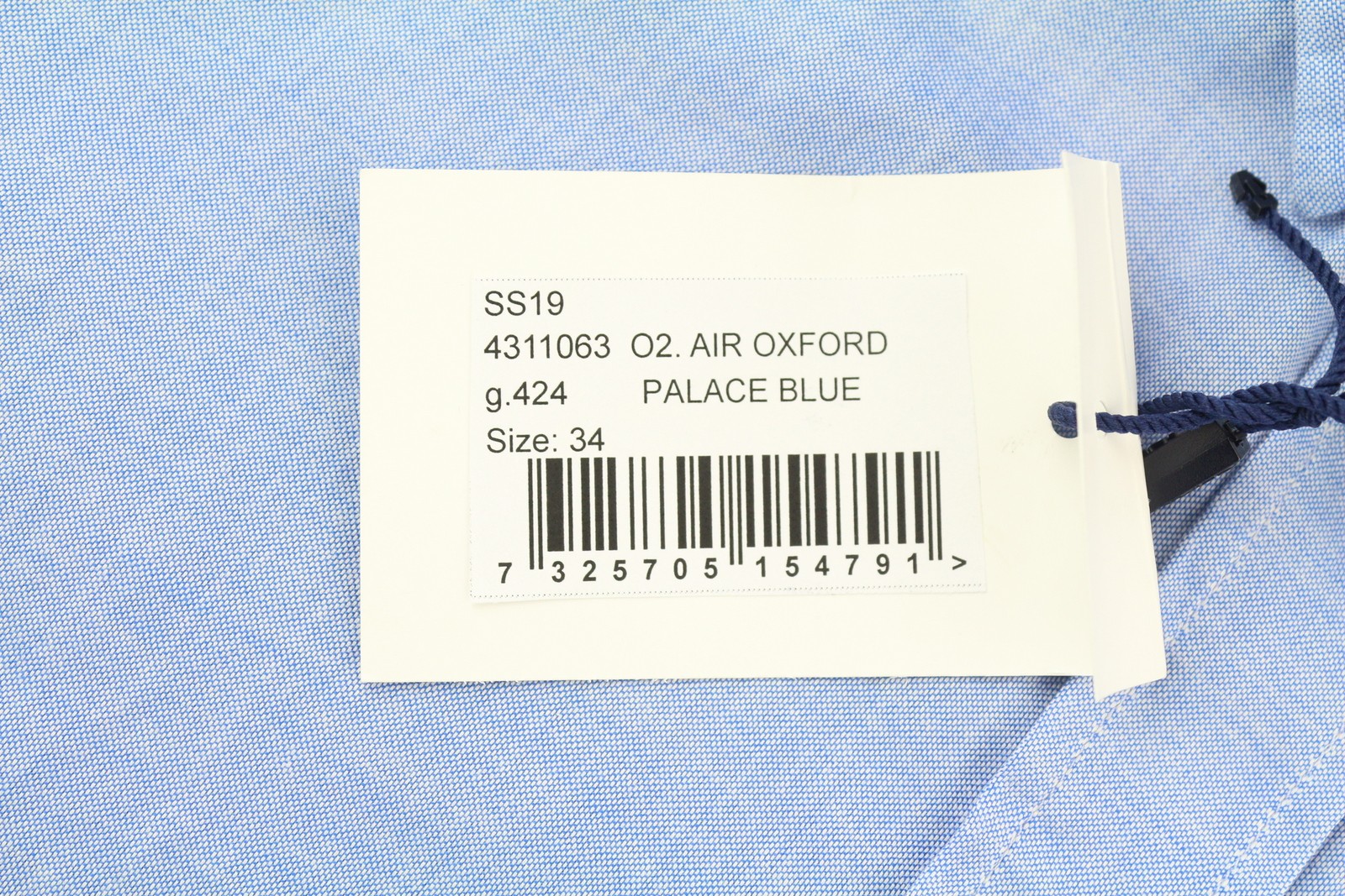 GANT Air Oxford Women Shirt EU34 Blue Button-Down Patch Pocket Casual