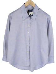 GANT Oversized Collar Relaxed Women Shirt EU36 Blue Long Sleeve Button-Up