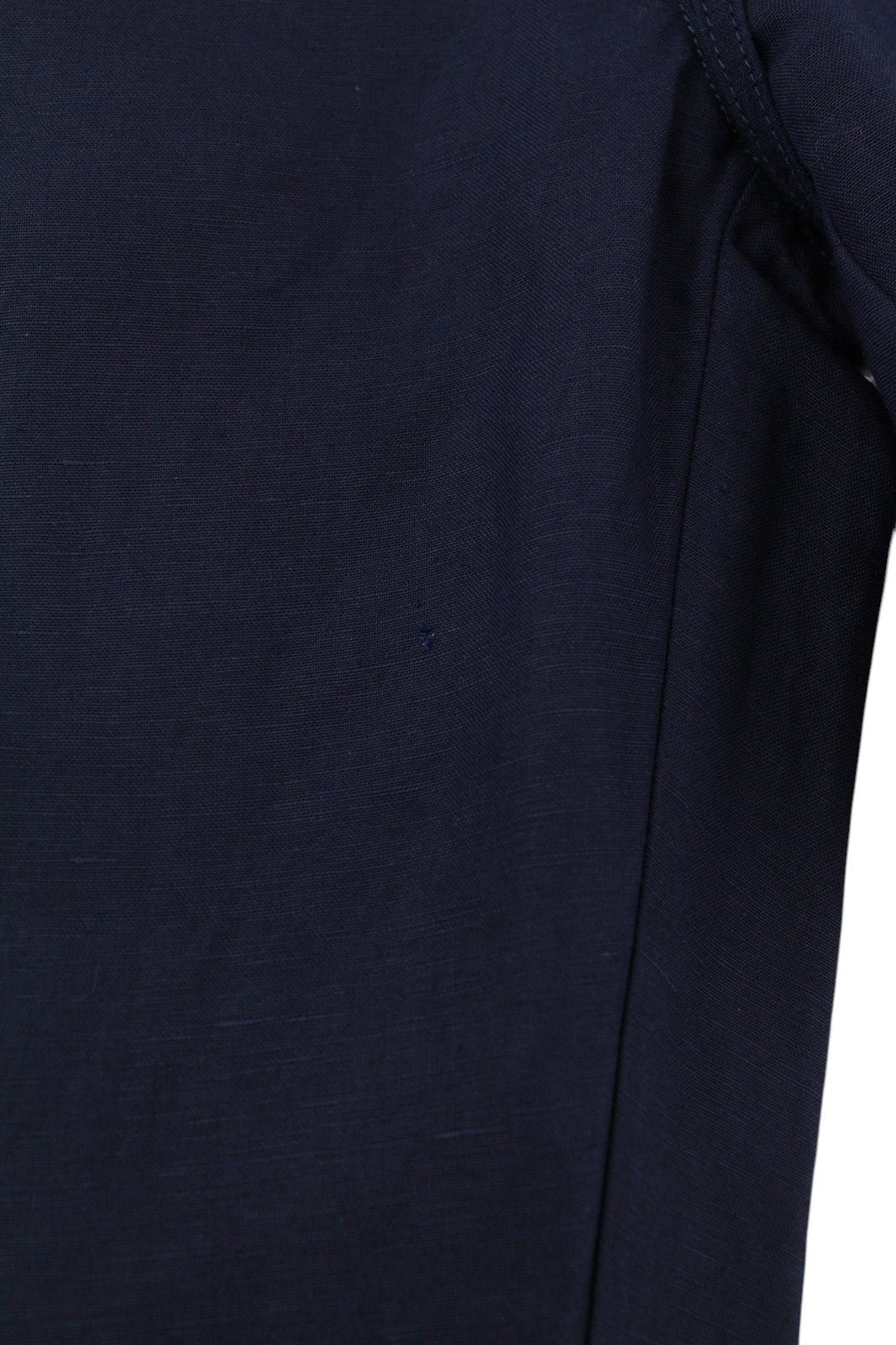 GANT Summer Linen Pull-On Women Trousers EU34 Dark Blue Elastic Waist