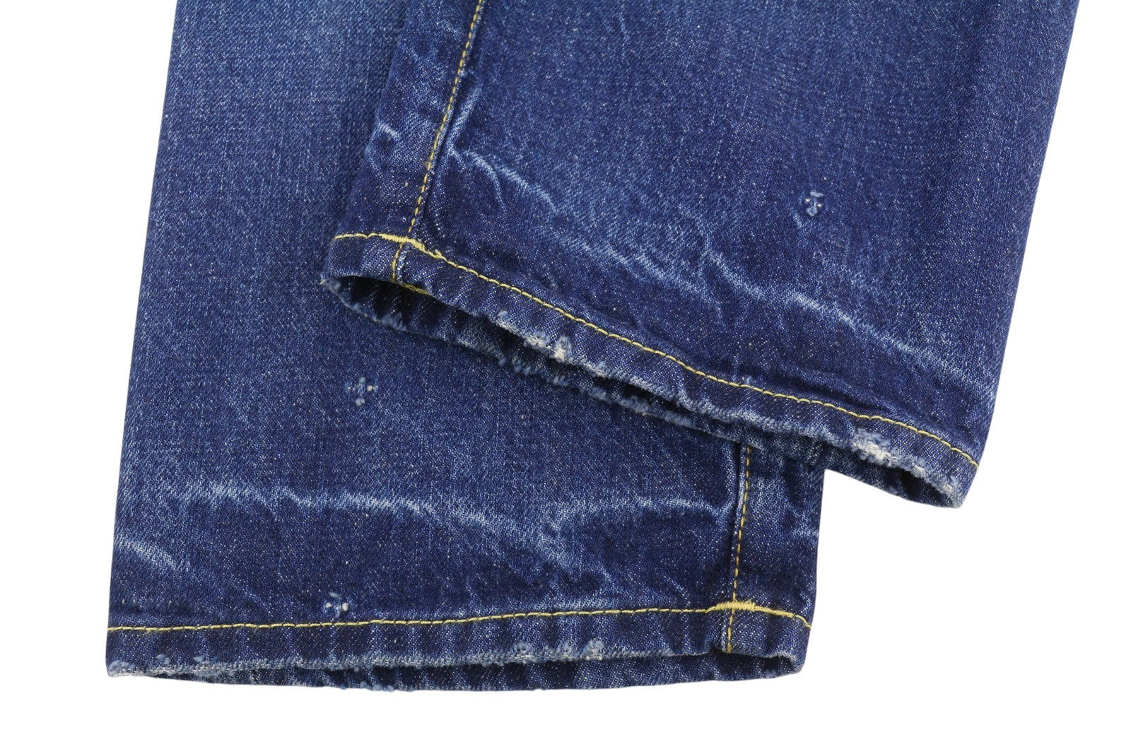 R13 Cross Over Women Jeans 24 Oasis Blue Faded Distress Asymmetrical PS26 RRP946