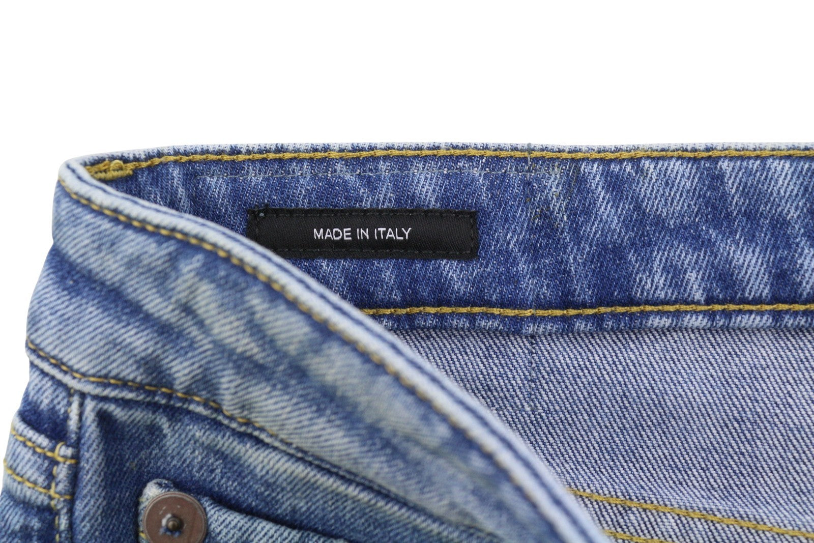 R13 Kick Fit Women Jeans 32 Jasper Stretch Cropped Whiskers Faded Flare PS26