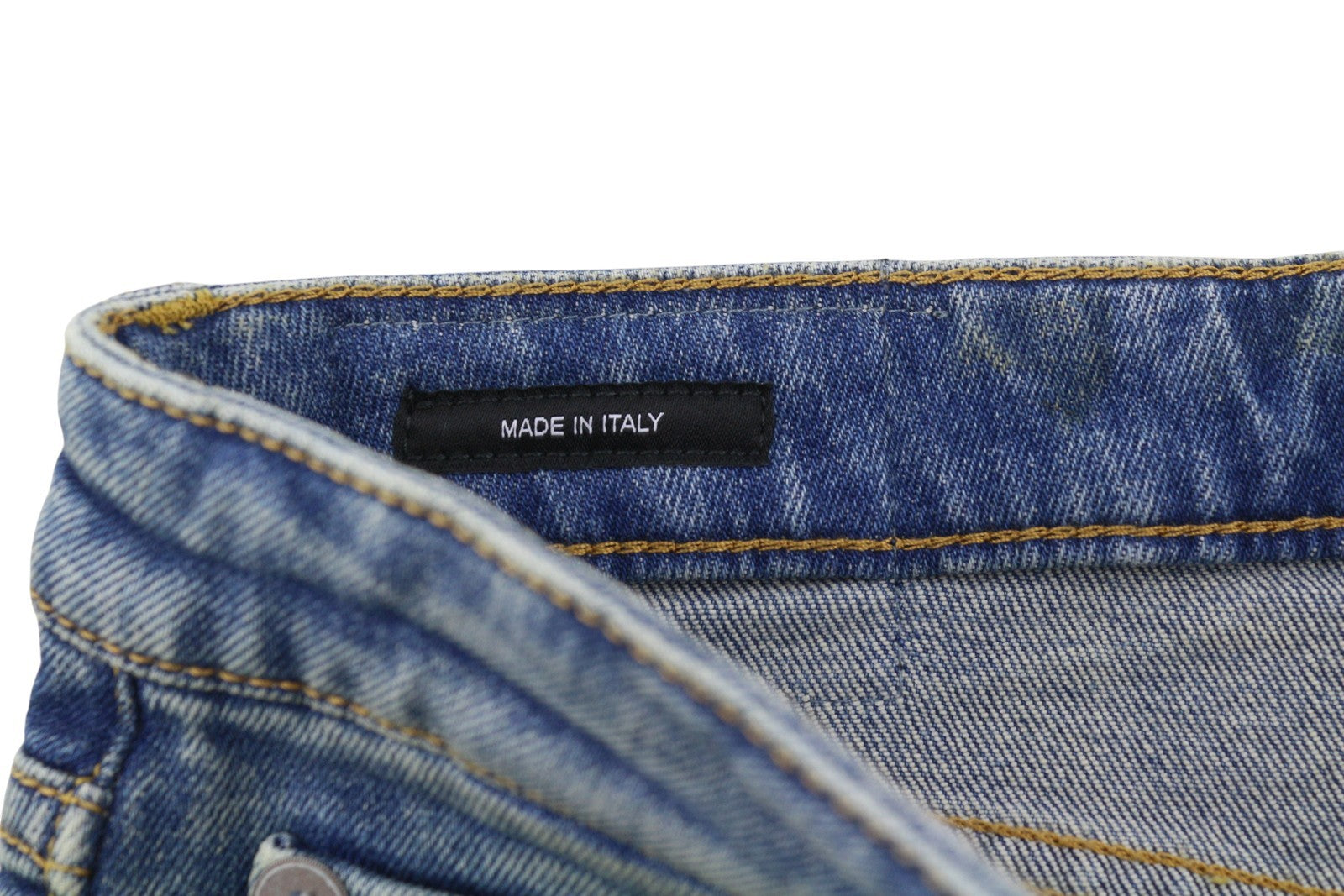 R13 Kick Fit Women Jeans 31 Kelly Stretch Cropped Faded Distress PS26 RRP699