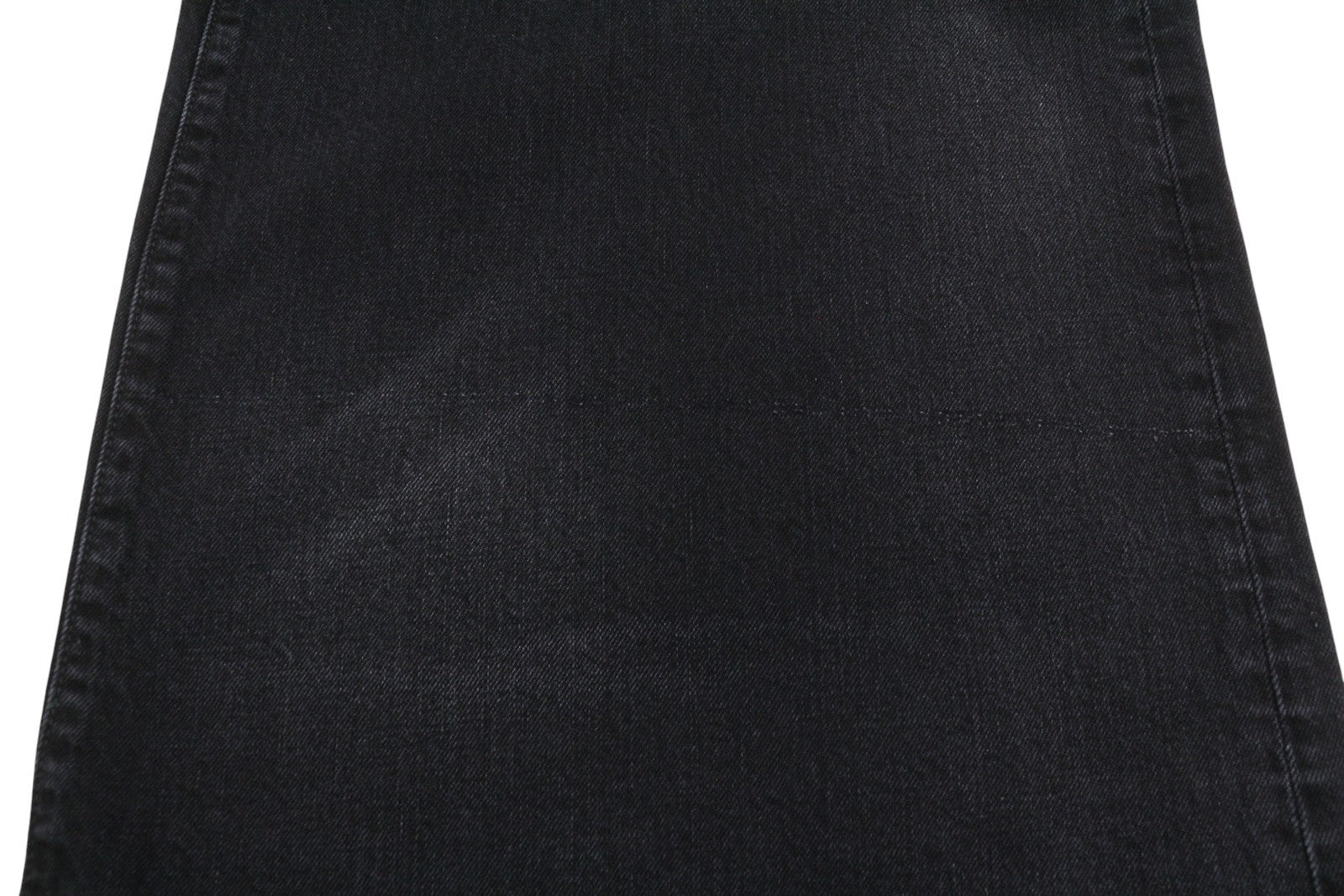 R13 Nico Wrap Women Jeans 27 Essex Black Washed Asymmetrical Front PS26 RRP790