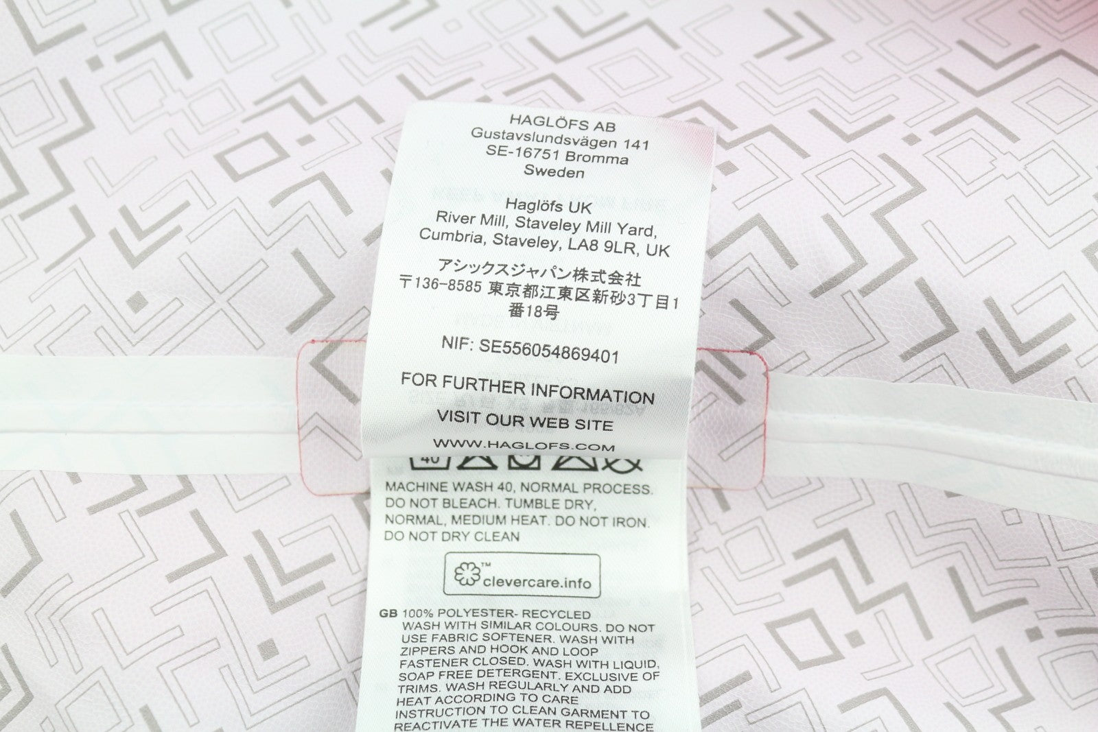 HAGLOFS Women Jacket XS Pink Proof Half Zip Hooded Lightweight Anorak