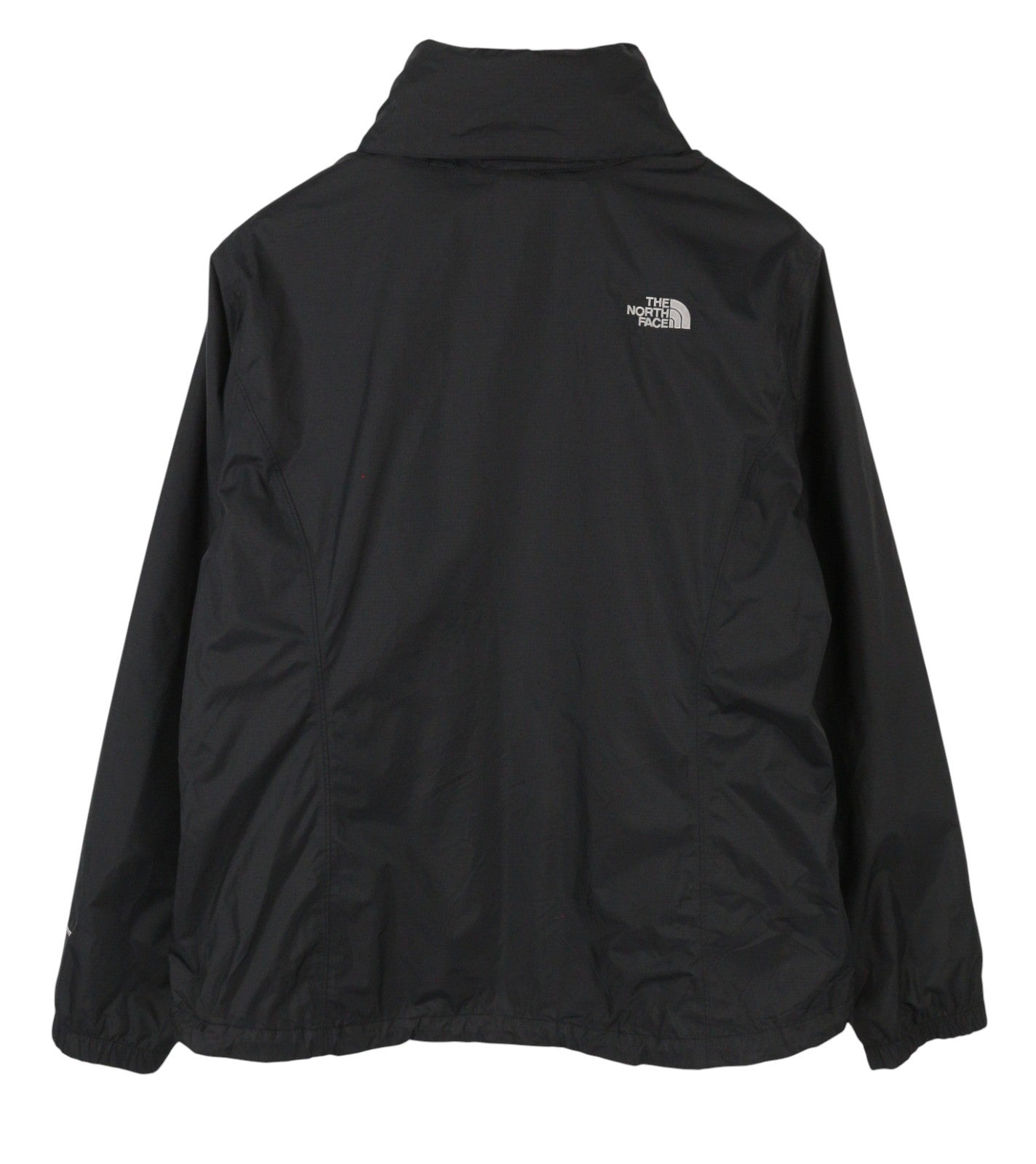 THE NORTH FACE Resolve Women Jacket XL Black DryVent Hidden Hood Lightweight