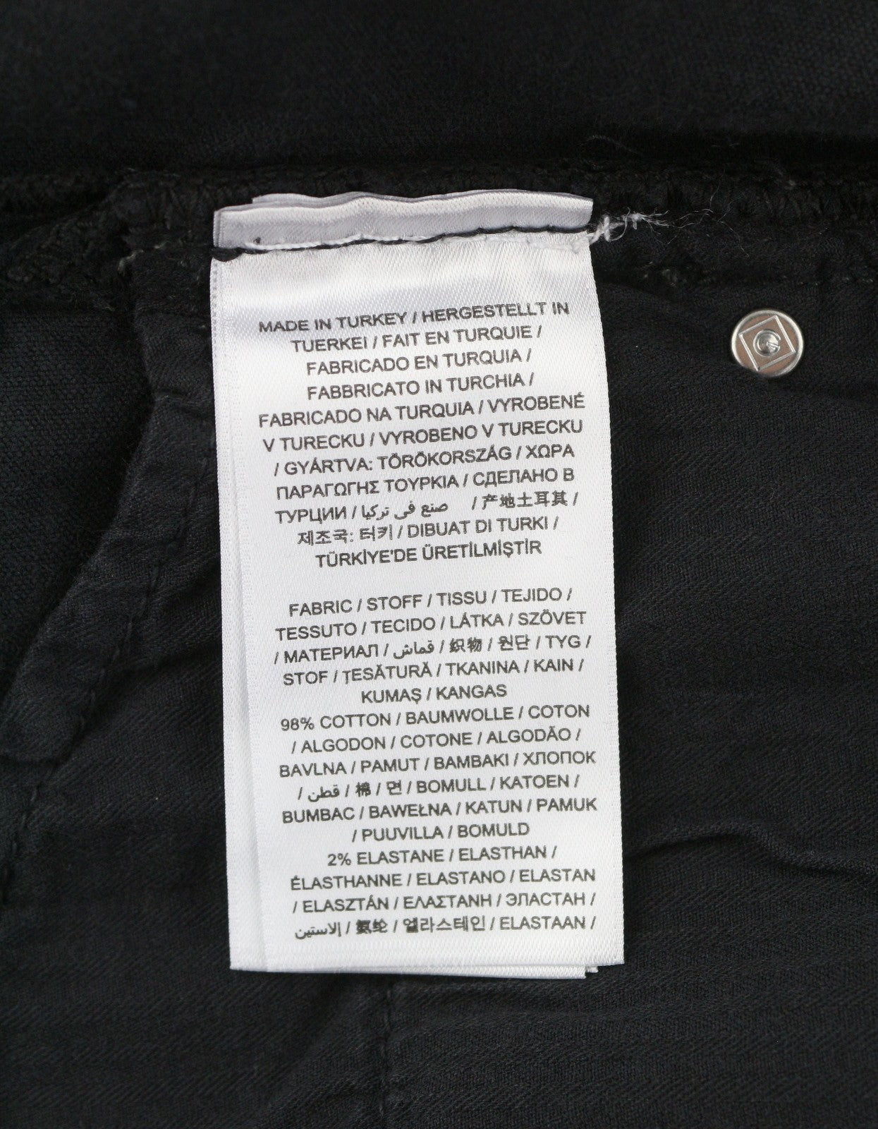 GANT Cord Women Skirt EU40 Black Pencil Tapered Fit Knee-Length