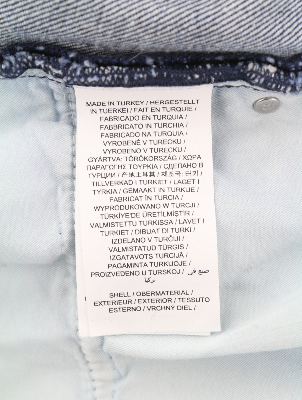 GANT Icon G Hw Flare Women Jeans W33 Mid Blue Whiskers Faded Zip Fly