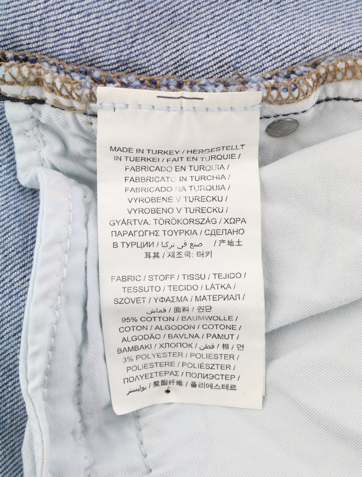 GANT Camie Cropped Women Jeans W29 Light Blue Vintage Faded Relaxed Low Rise