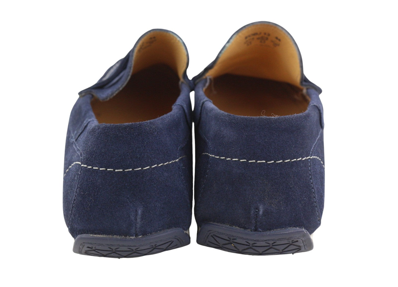 HARMONT & BLAINE Men Casual Shoes EU44 Dark Blue Suede Leather Slip On Mocassino