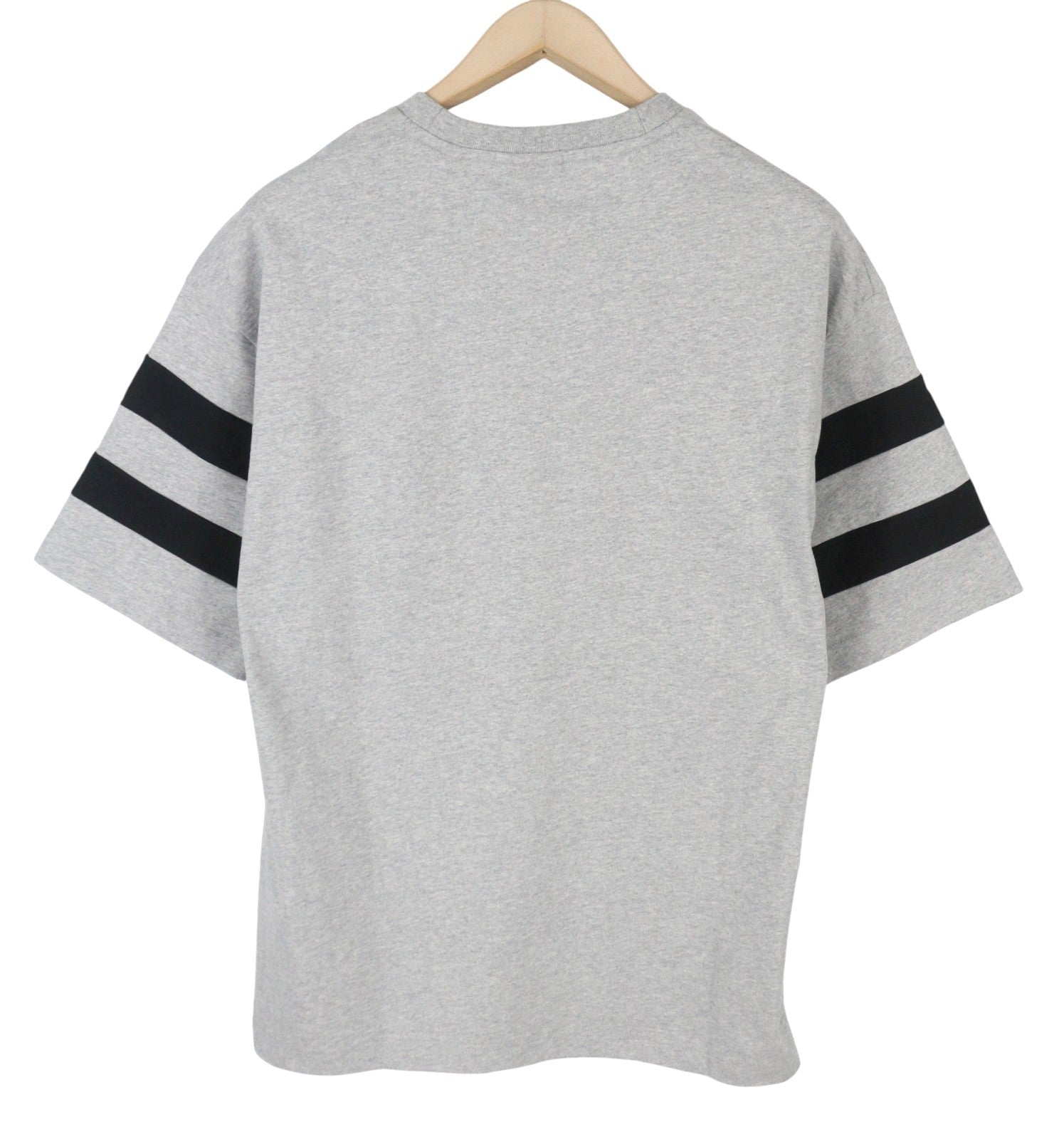 GANT Collegiate SS Men T-Shirt M Grey Melange Tricot Crew Neck Short Sleeve